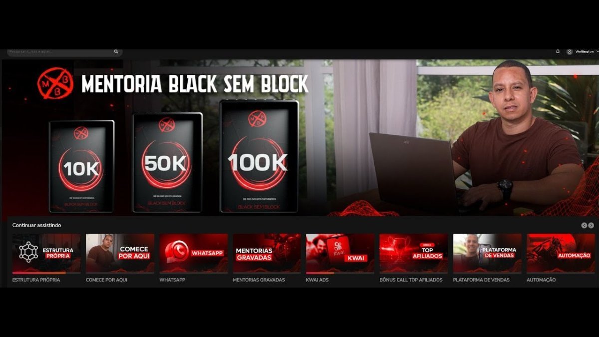 Mentoria Black Sem Block – Wellington Cruz - Marketing - D7Games